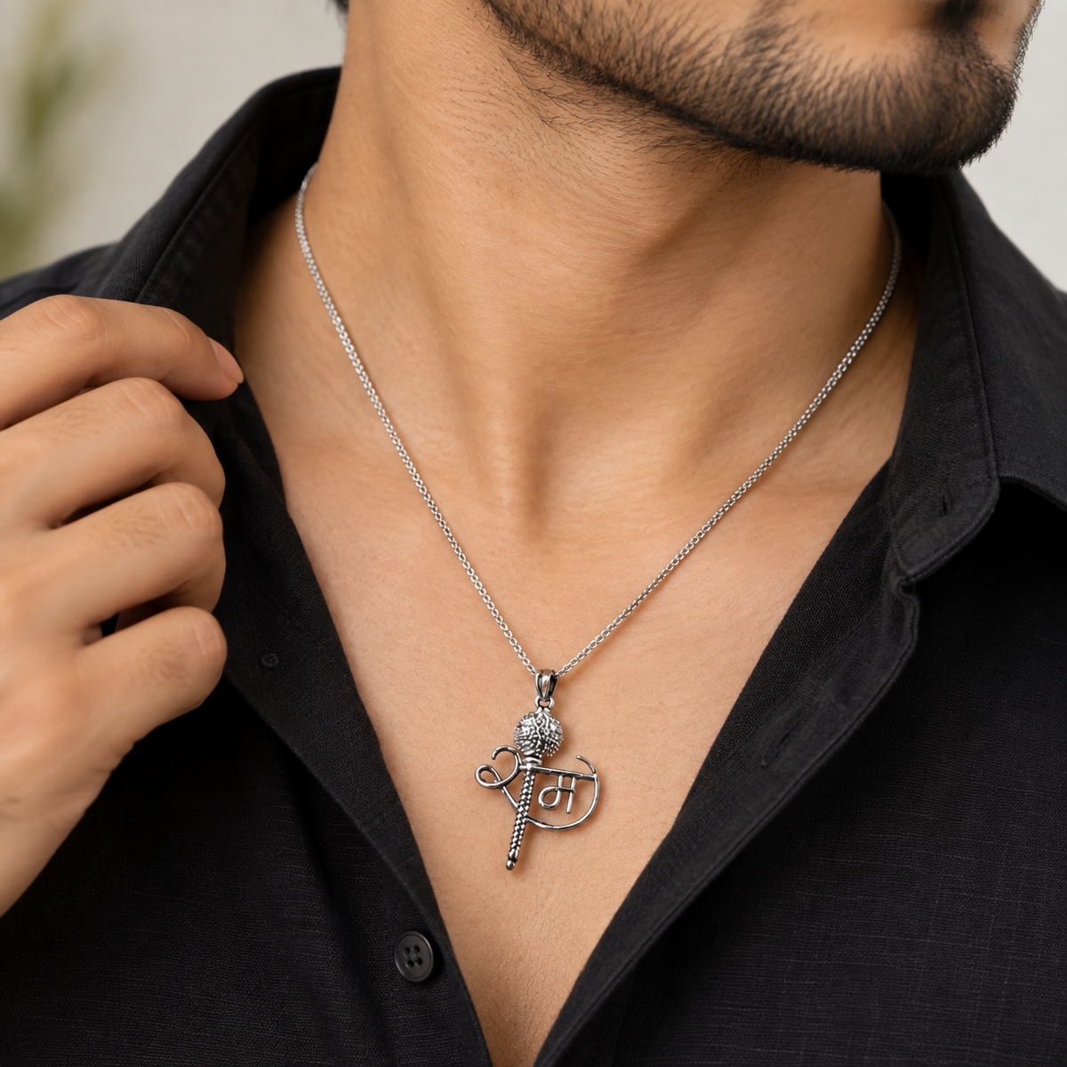 Shri Ram Pendant chain ( 5g Silver )