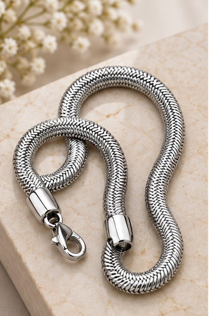 Silver 925 β Premium Snake Chain Bracelet