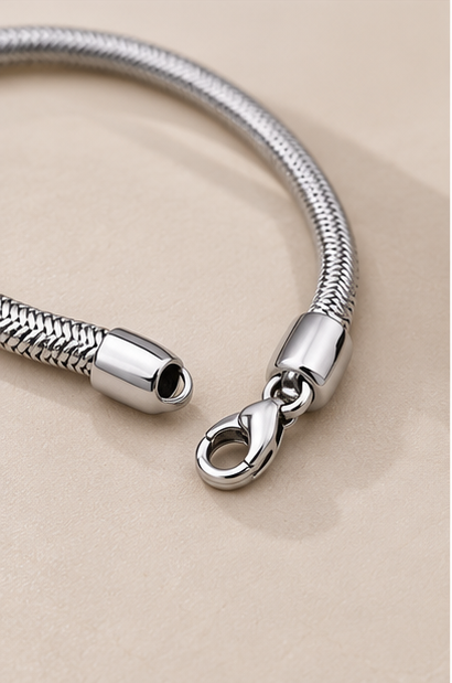 Silver 925 β Premium Snake Chain Bracelet