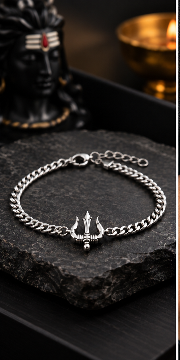 Silver925 - Trishul Bracelet