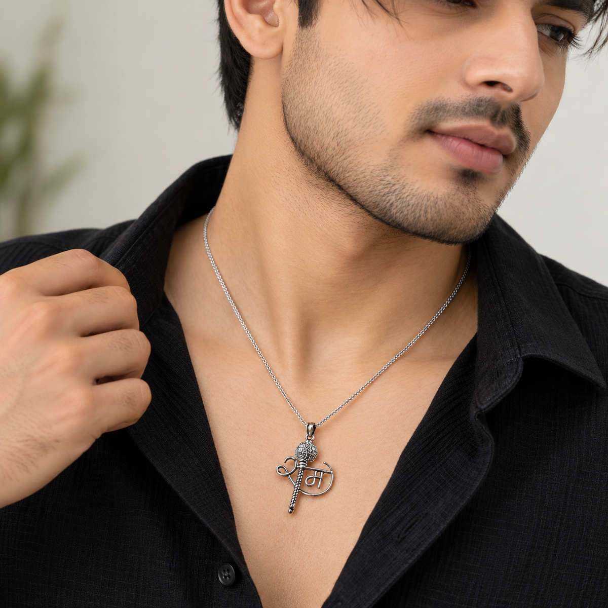 Shri Ram Pendant chain ( 5g Silver )