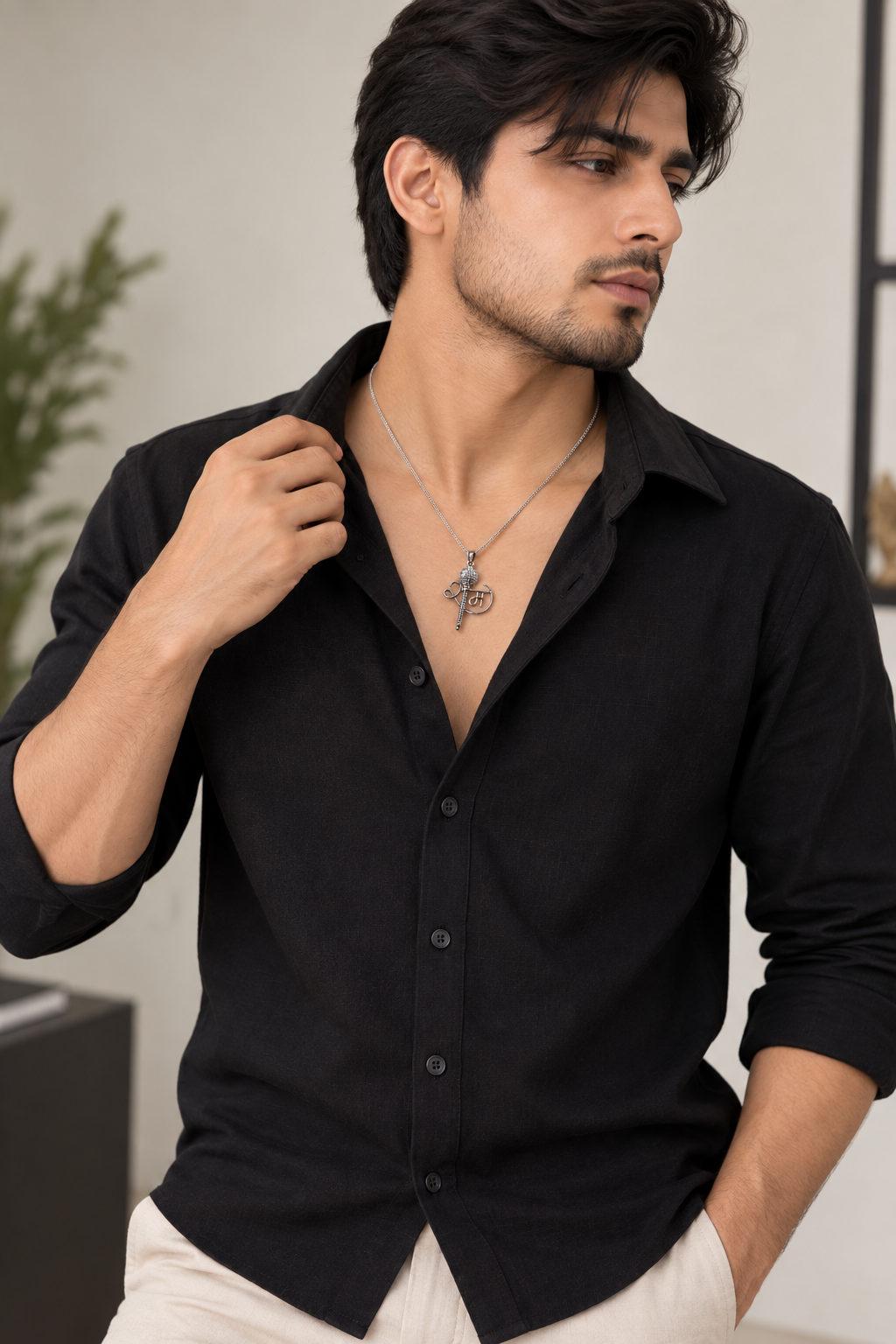 Shri Ram Pendant chain ( 5g Silver )