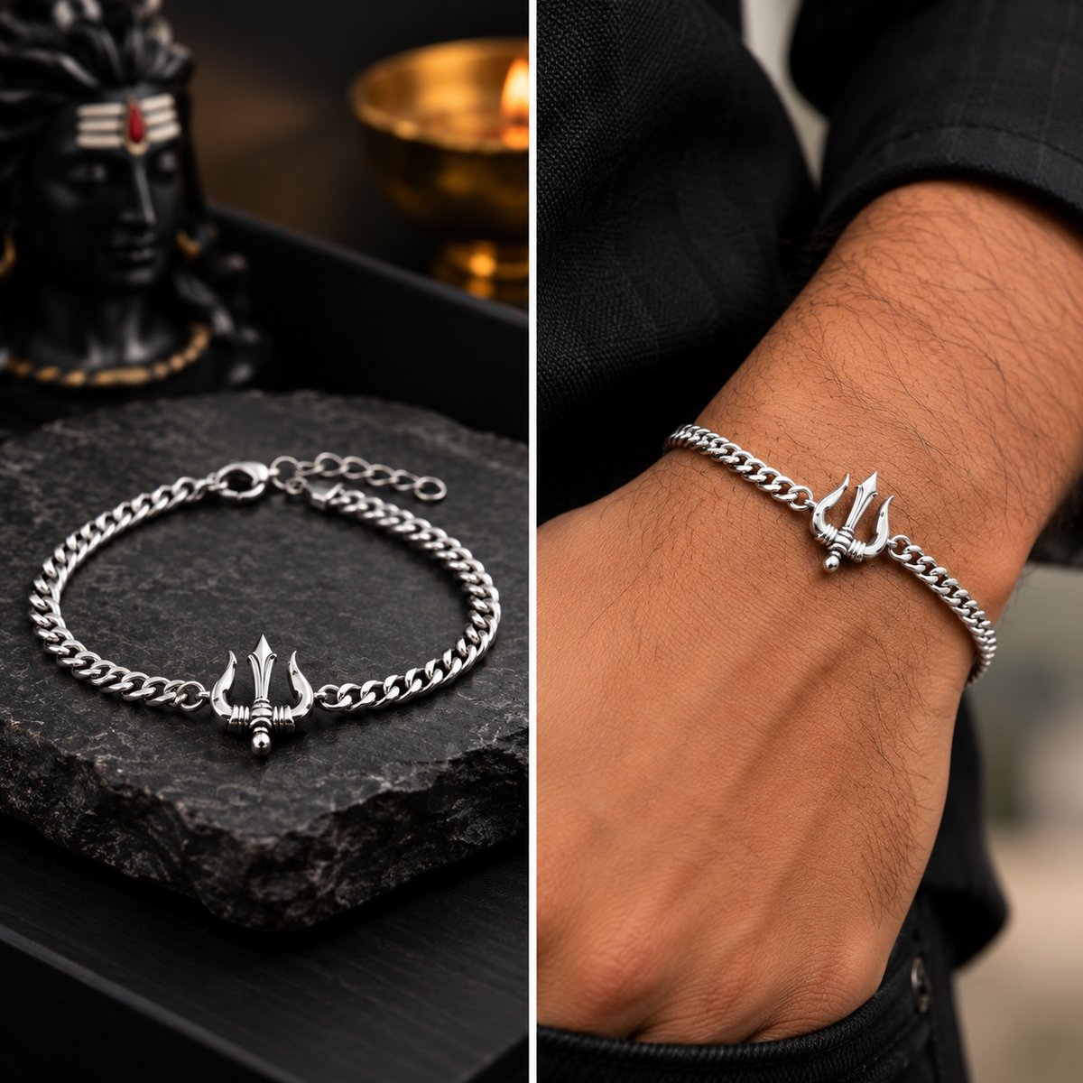 Silver925 - Trishul Bracelet