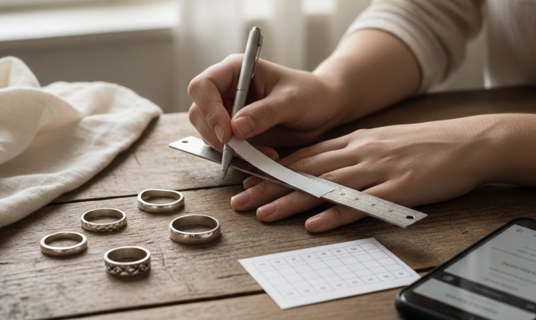 How to Measure Ring Size at Home - Silverline925 Sterling Silver Rings